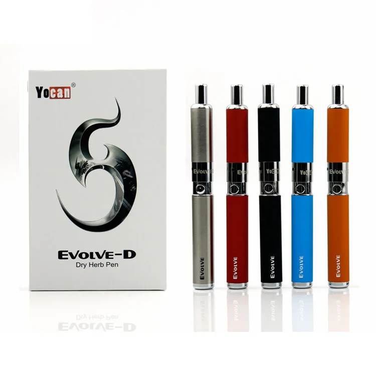 

alibaba express 100% Original dry herb pen Yocan Evolve D kit with 650mah battery