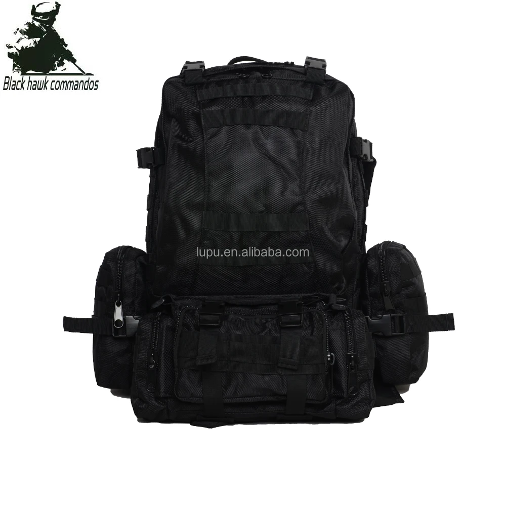 

LUPU New Arrival Outdoor Backpack 55L Hiking Backpack Water-resistant Combination Travel Backpack