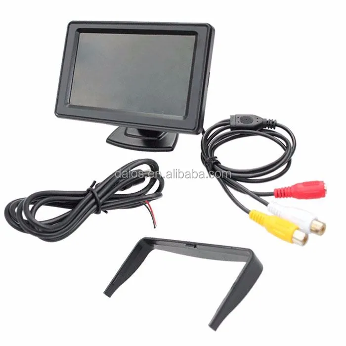 Motorized Lcd Car Monitor/4.3 Inch Sun Visor Tftlcd Monitor/surface