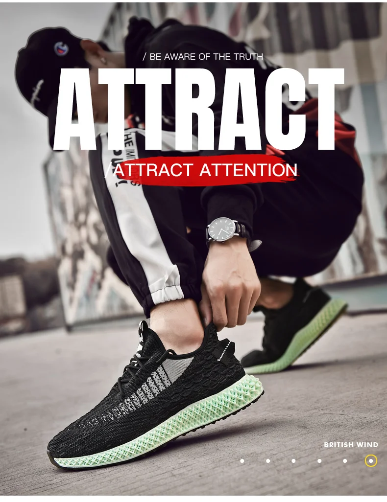 2019 New Arrived Spring Summer Men Futurecraft 4D Running Shoes Low Top Sneakers Knit Breathable Wear-resistant Casual  Shoes