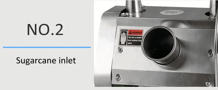 NEWEEK 3 roller electric sugarcane juice machine sugar cane juicer