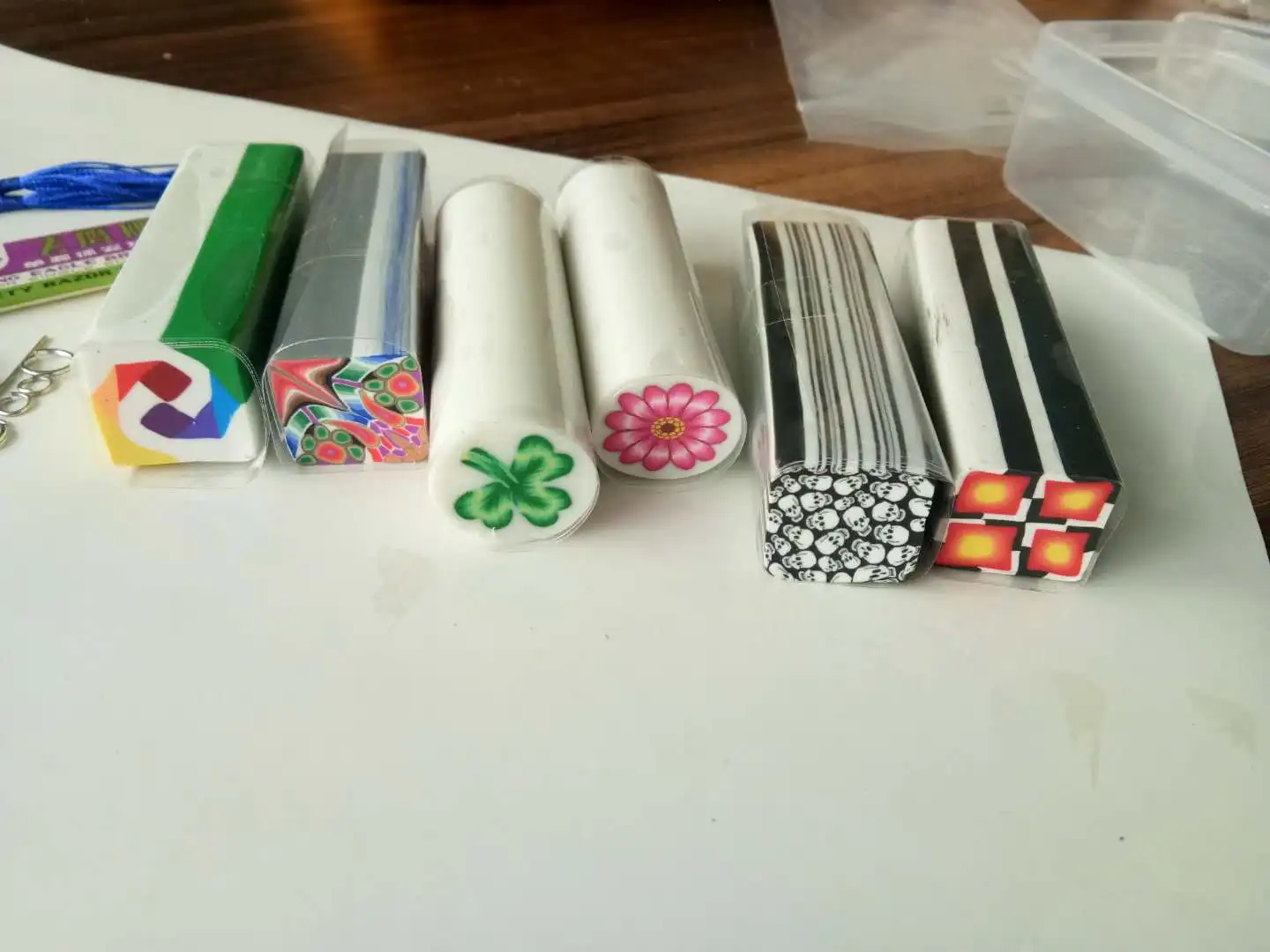 Colorful Soft Unbaked Polymer Clay Sticks Set For Diy Buy Polymer