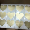 High quality print aluminum scratch off plain labels