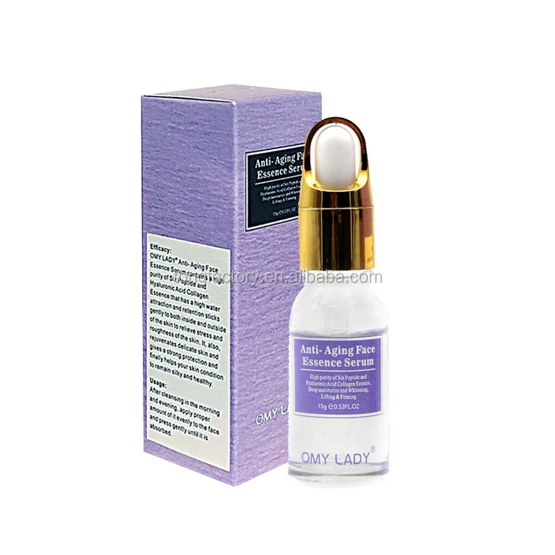 

Balala series OMY LADYanti-aging snail face lift serum six peptide serum, Transparent