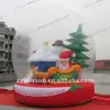 Wonderful customized giant inflatable snow globe on sale
