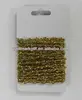 Present Wrapping Decoration Gold Metallic Tinsel Sparkle Elastic Ribbon Cord Band