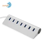 Justtide new computer notebook pad cable TF card reader usb port adapter 7 port usb hub type c hub usb c hub for macbook