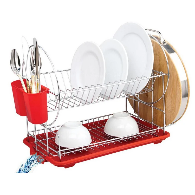 Venta al por mayor escurridor de platos cromado-Compre online los