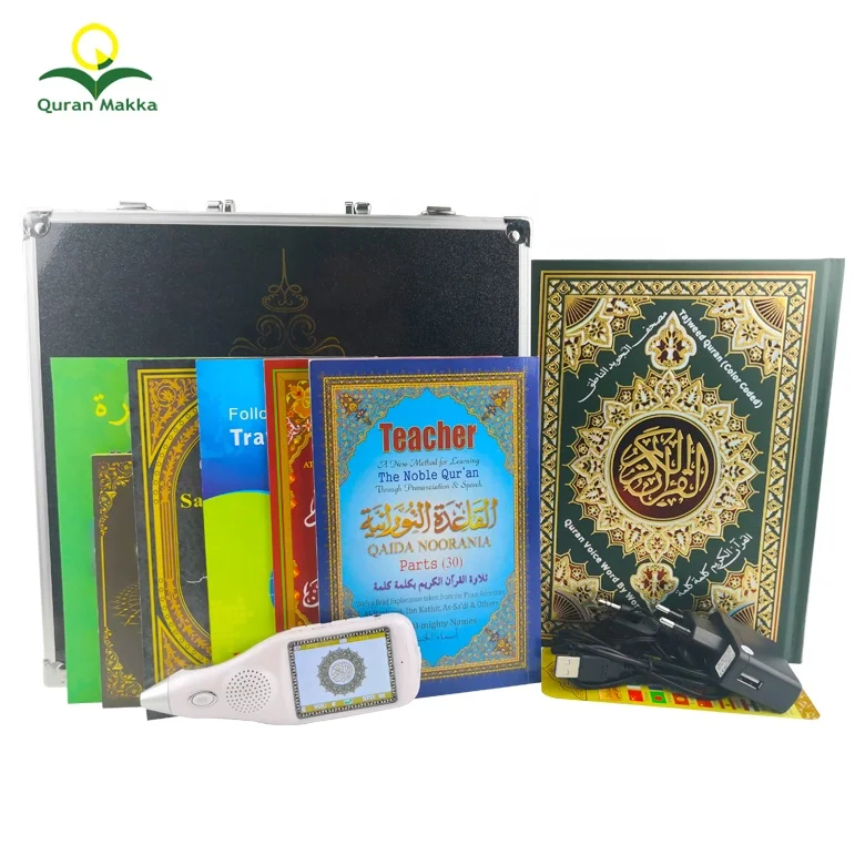 

China Factory Direct Sale Digital Quran Pen Reader with LCD Screen 8GB Memory With Big Size Quran And Alloy Box For Muslim