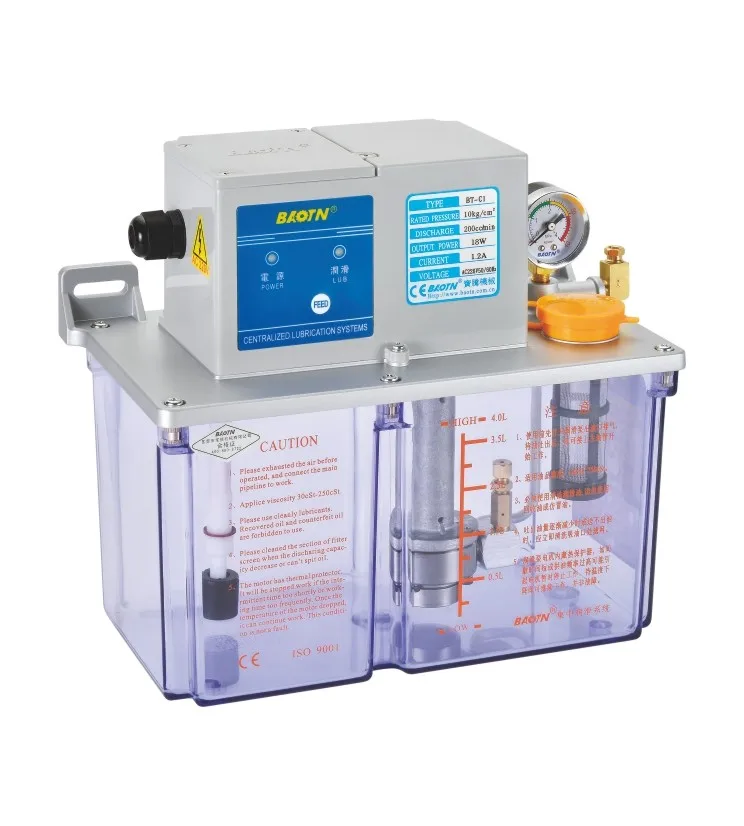 Baotn 220v Gear Pump Industrial Hydraulic Oil Pump Central Lubrication