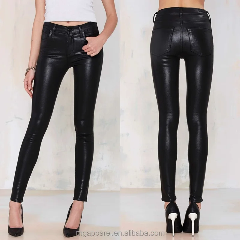 Wonderbaarlijk Nieuwe Collectie Mode Hoge Taille Broek Zwart Sexy Skinny Vrouwen KV-78