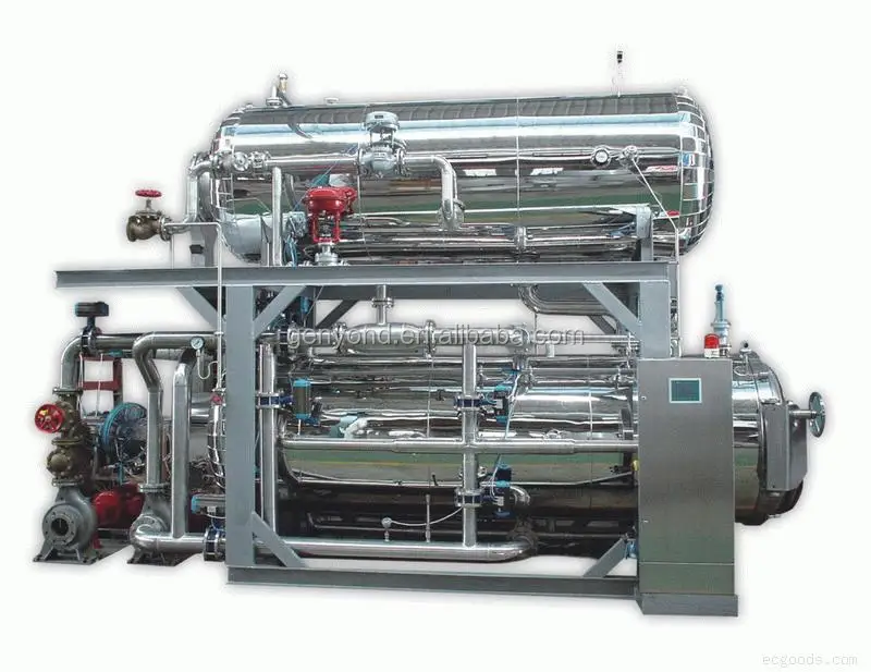 electricity steam dual purpose spraying type sterilizer&retort food sterilizer