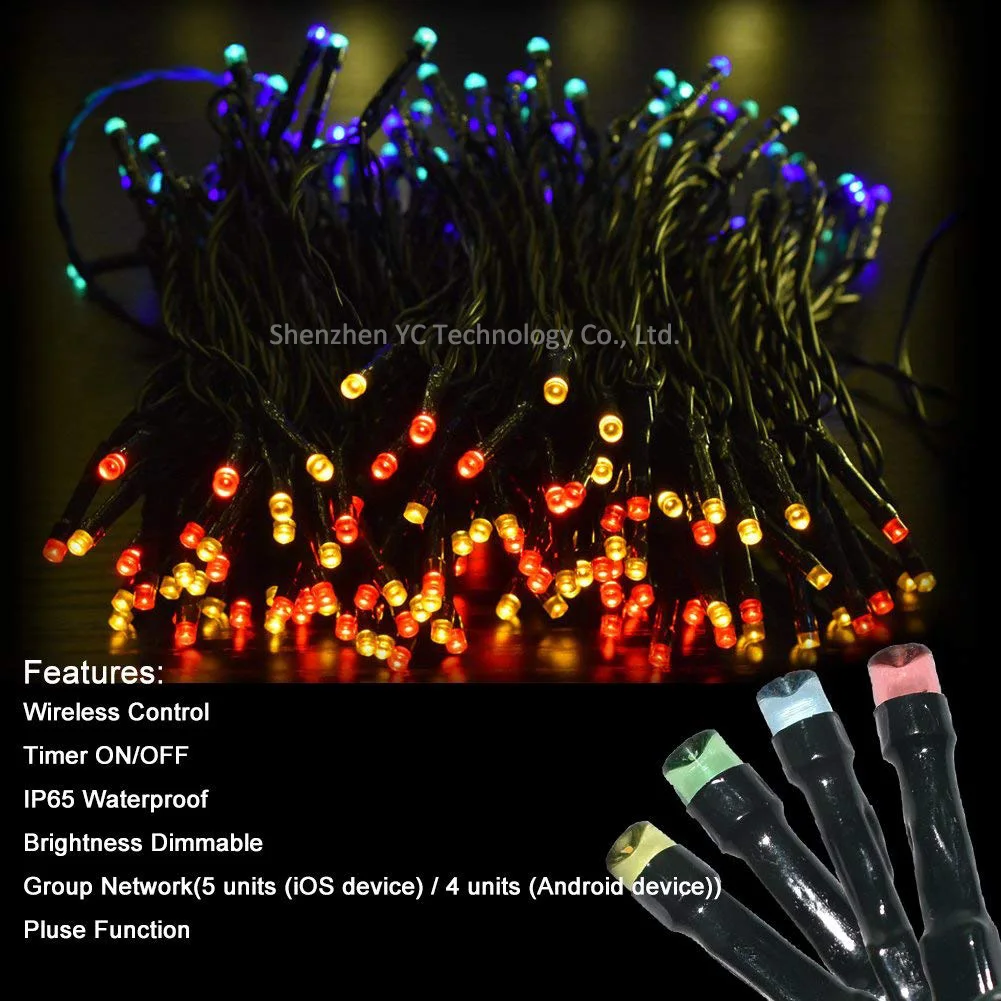 Indoor Holiday Decorations Led Smart Christmas Tree Light String For