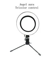 

Hot Sells Selfie Ring Light with Tripod Stand for Live Stream Makeup, Mini Led Camera Ring light for Video Photography