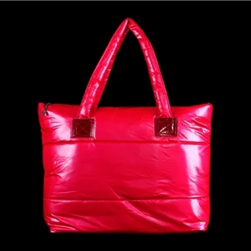 puffy tote bag