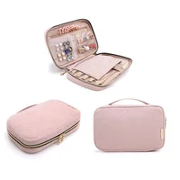 

Custom Travel packing Jewelry Storage Cases Jewelry Organizer Bag for Necklace Earrings Rings Bracelet