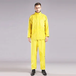 Image of Fashion Polyester Adult Rain Wear Safety Clothing Motorcycle Rain Coat