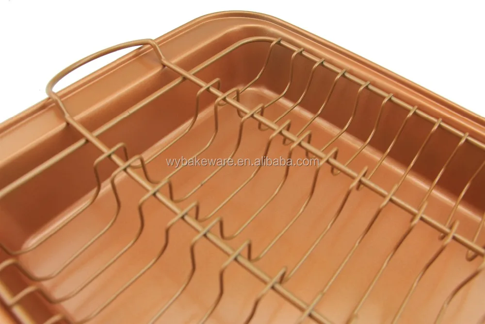 
Professional Meatball Baker set nonstick roast pan bakeware set 