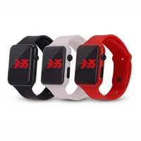 

Hot Selling Silicone Band Sport LED Watches For Women Men Kids