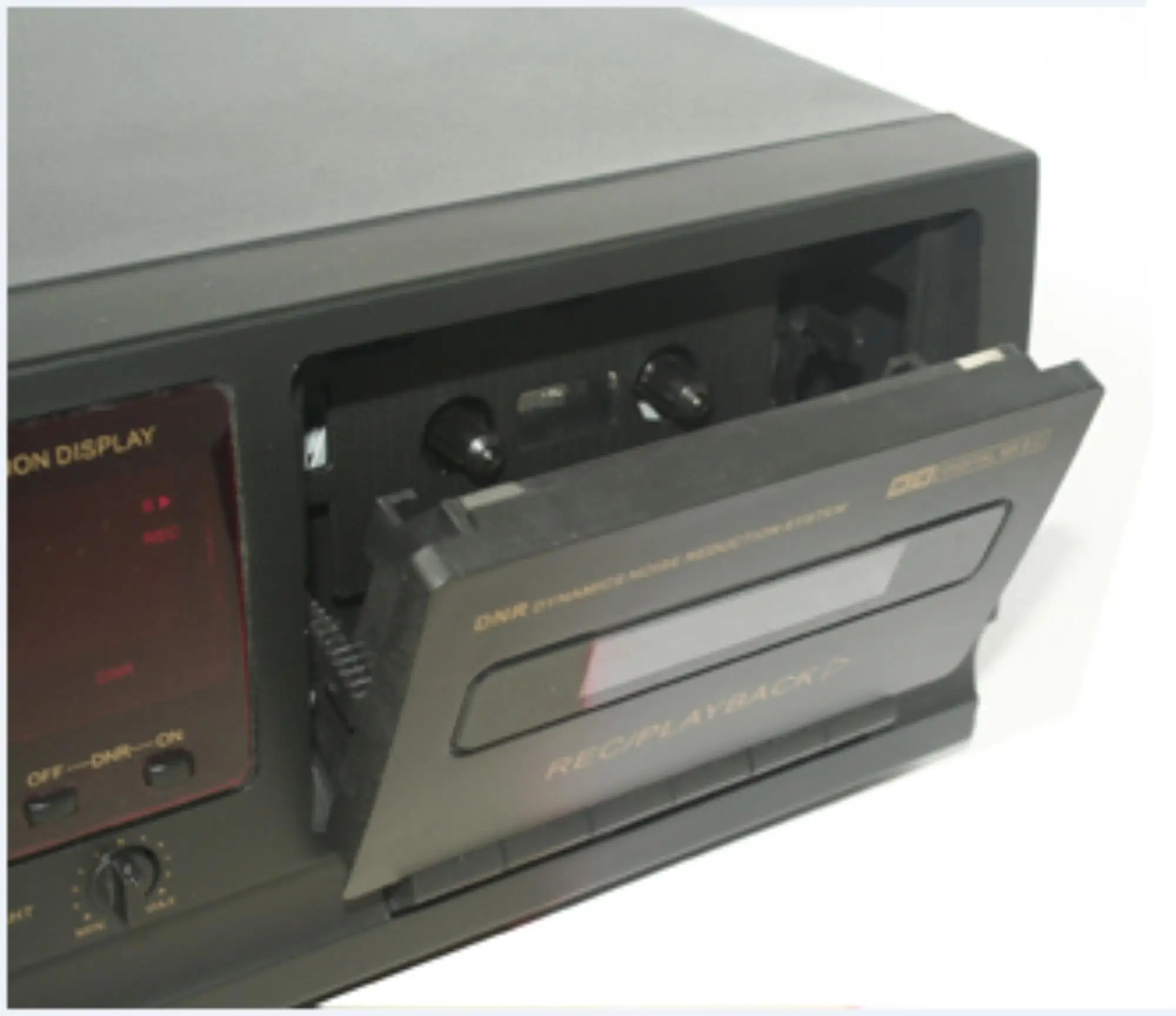 Luckytone Autoreverse Dual Cassette Deck Player And Recorder Rack