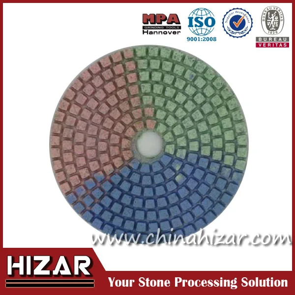 wet polishing pads