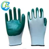 13 gauge Nylon knitted liner colored nitrile coated hand job gloves