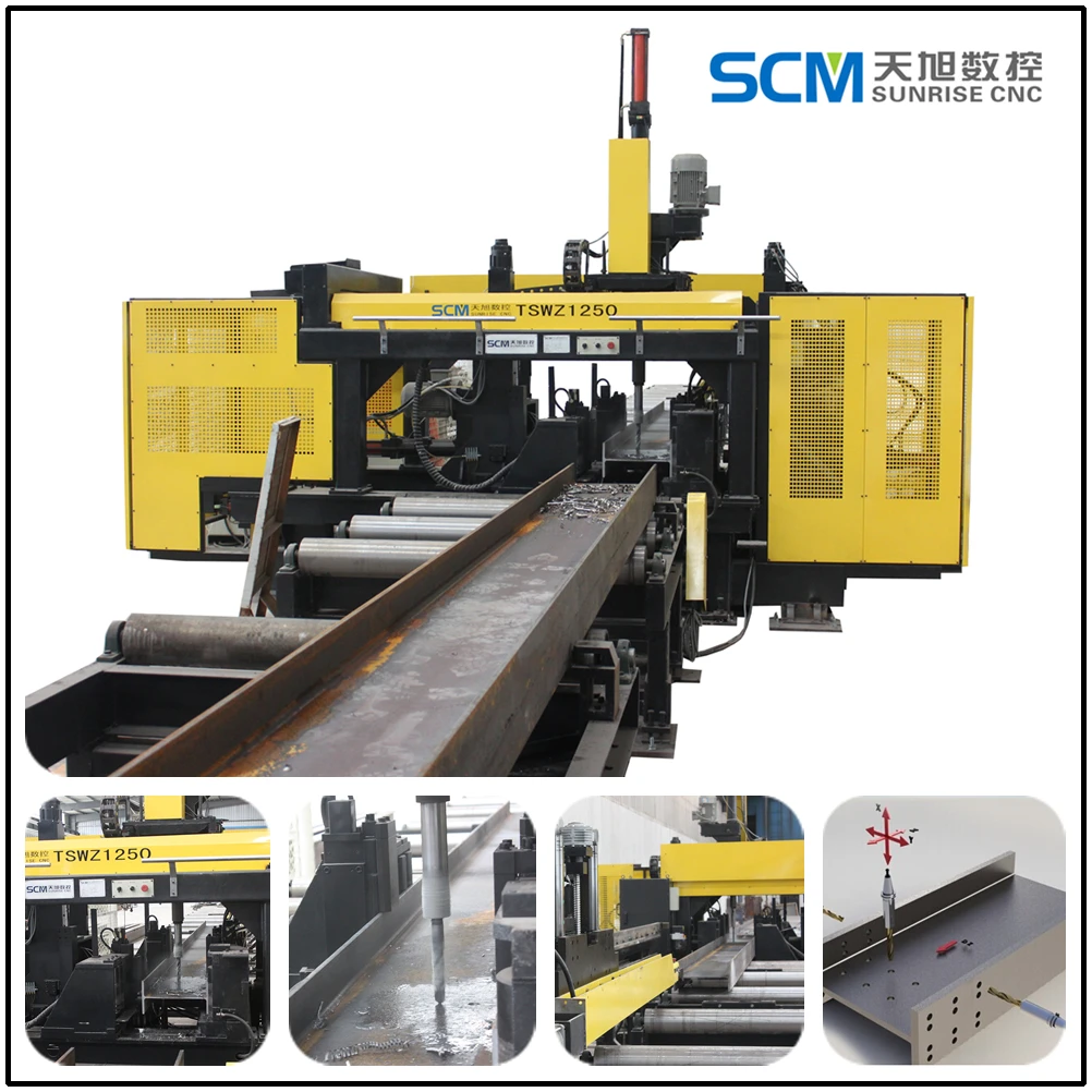 H Beam Drilling Machine For Steel Structure - Buy Beam Drilling,h Beam 