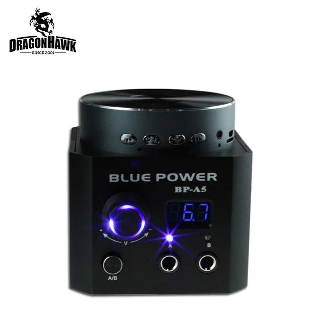 

Professional Bluetooth Remove control Tattoo Power Supply, Black