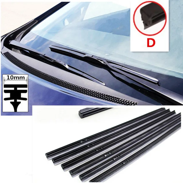 Windshield Wiper Blade Refills 6 Mm Cut To Size Universal Replacement