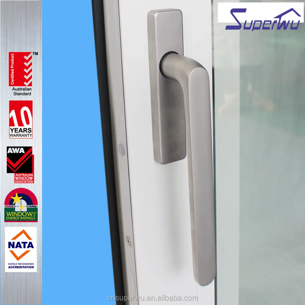 Simply white color sliding window with the lowest price aluminum sliding windows and doors Australia standard AS2047