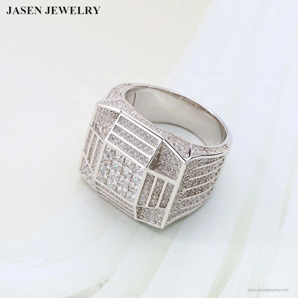 Jasen Jewelry Gold Ring Designs Gemstone Silver Ring Mens Diamond Rings