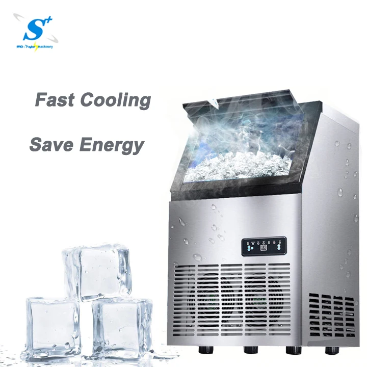 Commercial Cube Ice Making Machine With Led Lights For Sri Lanka For