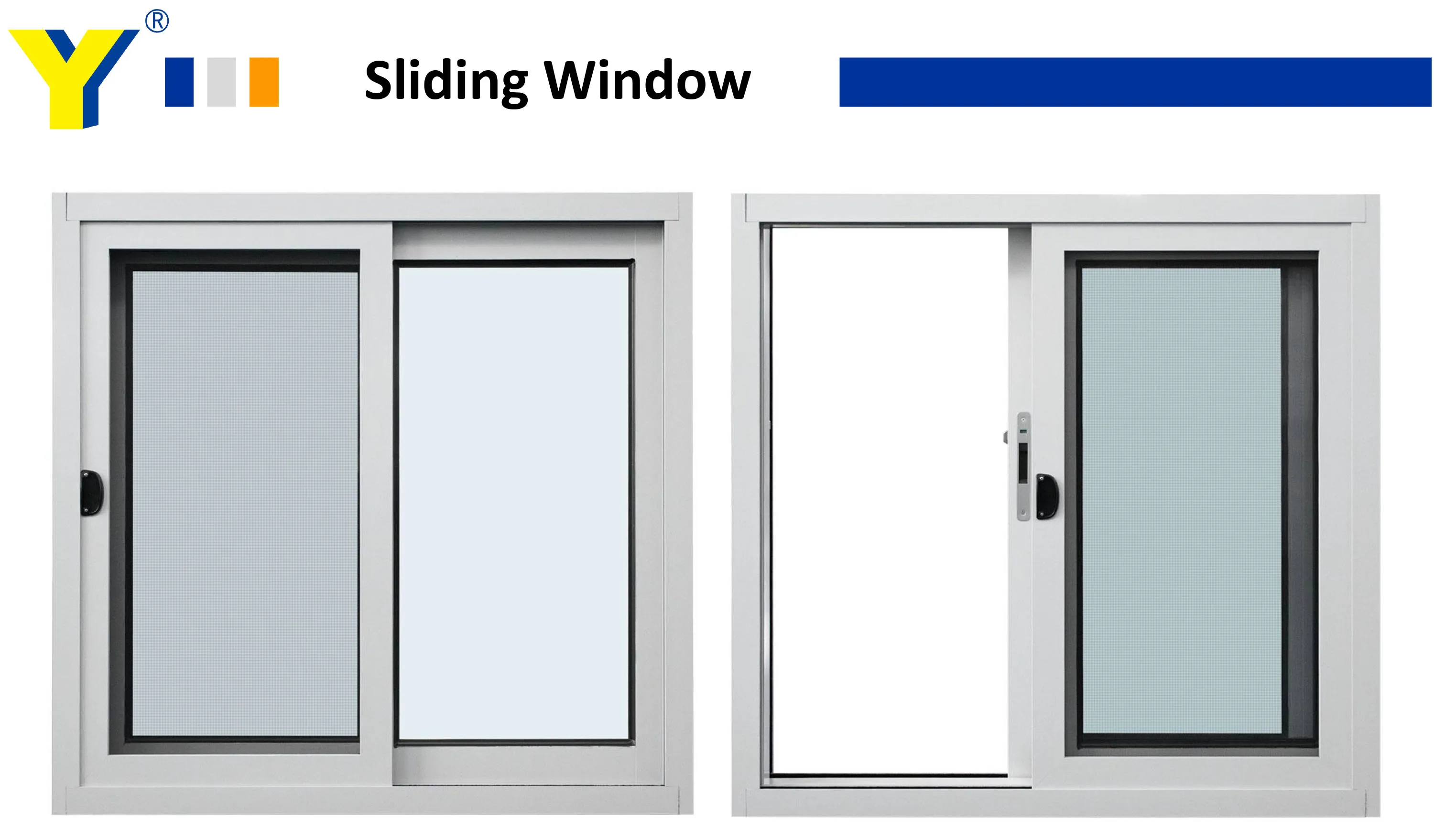 YY construction aluminium doors and windows designs_double glazed windows australia standard_horizontal sliding storm windows