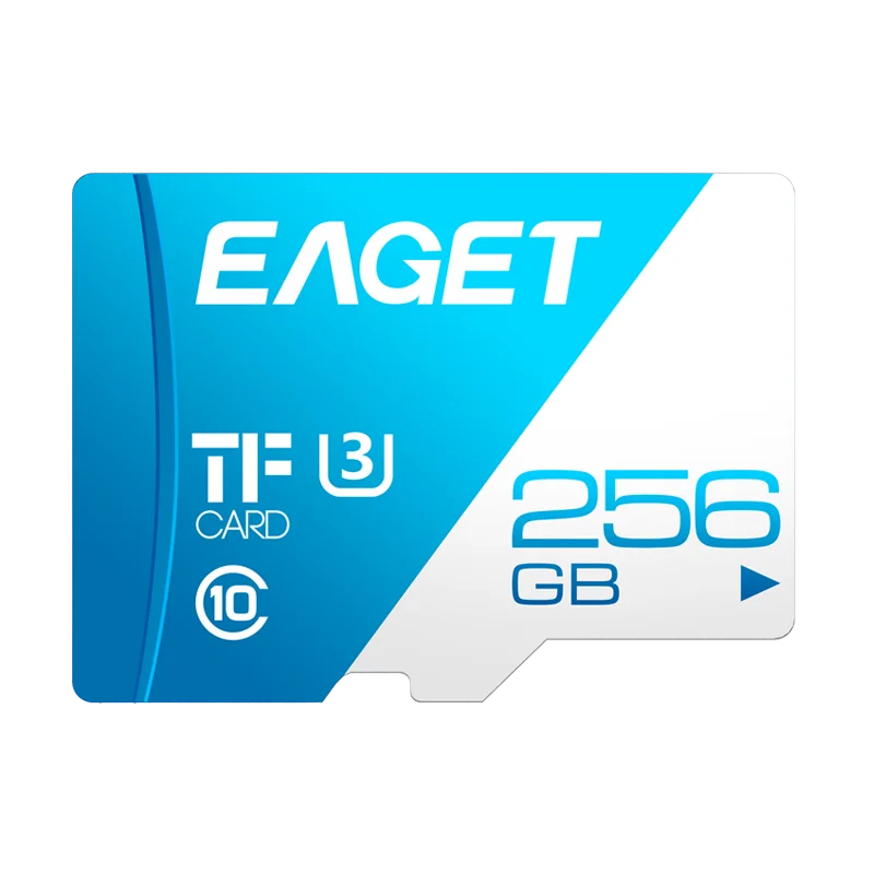 

EAGET 256gb T1 class 10 tf card for Samsung android mobile phone camera sd card case tablet doorbell memory card