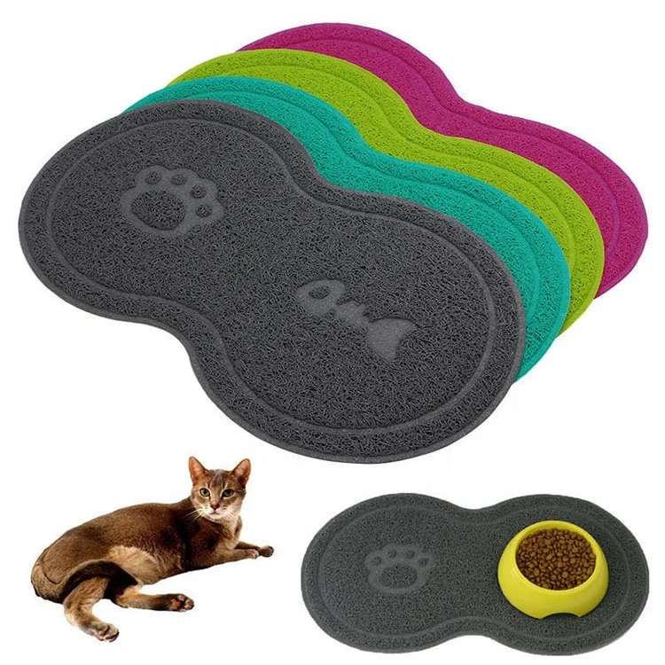 

Amazon Best Seller Anti Slip Trapping Waterproof Trapper Food Toilet Pet Cat Litter Mat, Green/deep grey/lake blue/rose red/beige/black