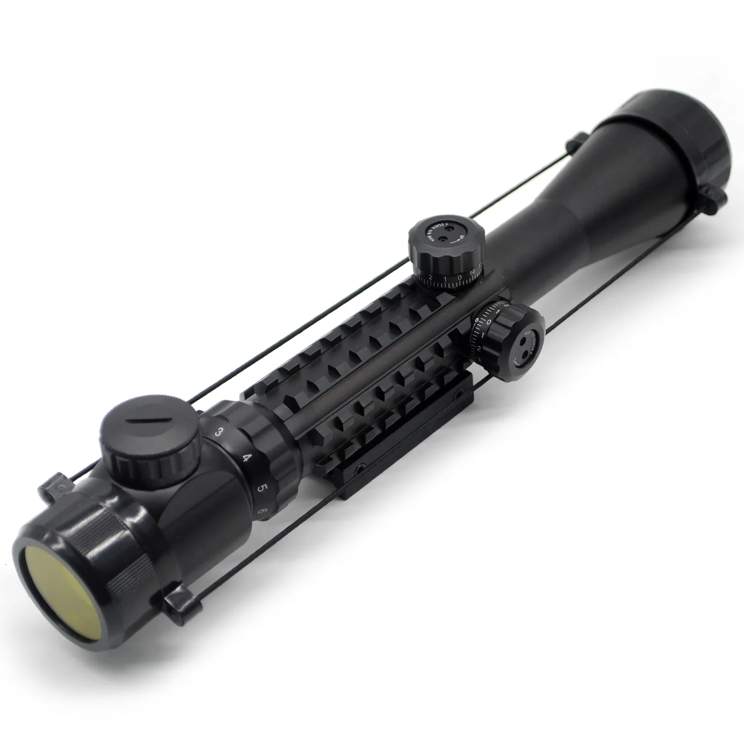 
Aplus Hunting Riflescope 3-9x40EG Red & Green Illuminated Rifle reflex sight Scope with 20mm picatinny rail mount 