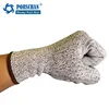 Finely processed safety cut resistant construction insulated work gloves with grey PU