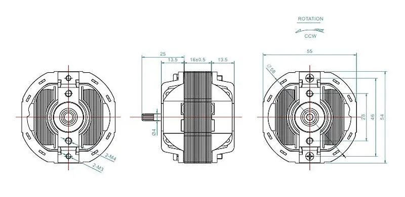 Humidifier Shaded Pole Motor High Waterproof Performance,Indoor Unit