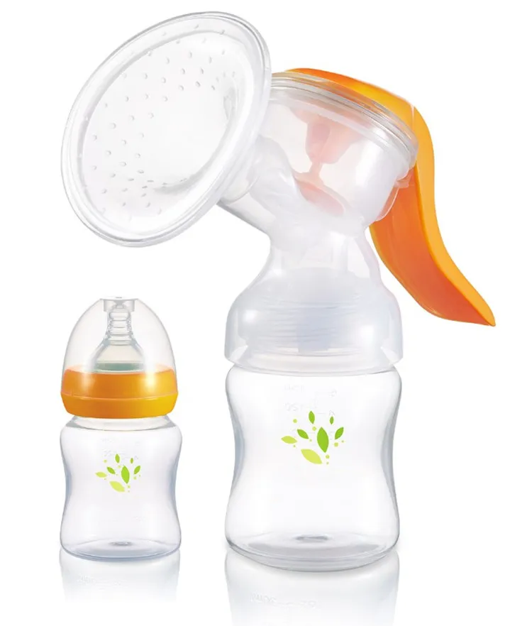 Safe and convenient BPA free milk breastfeeding pump