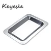 Integrated Forging rectangle shallow dish, Engraved Logo/Name Food Tray
