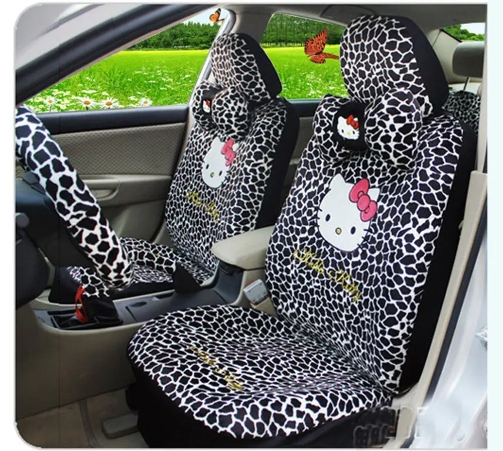 132.0. Universal Car Seat Covers- Leopard-car Seat Cushion ,Rearview Mirror...