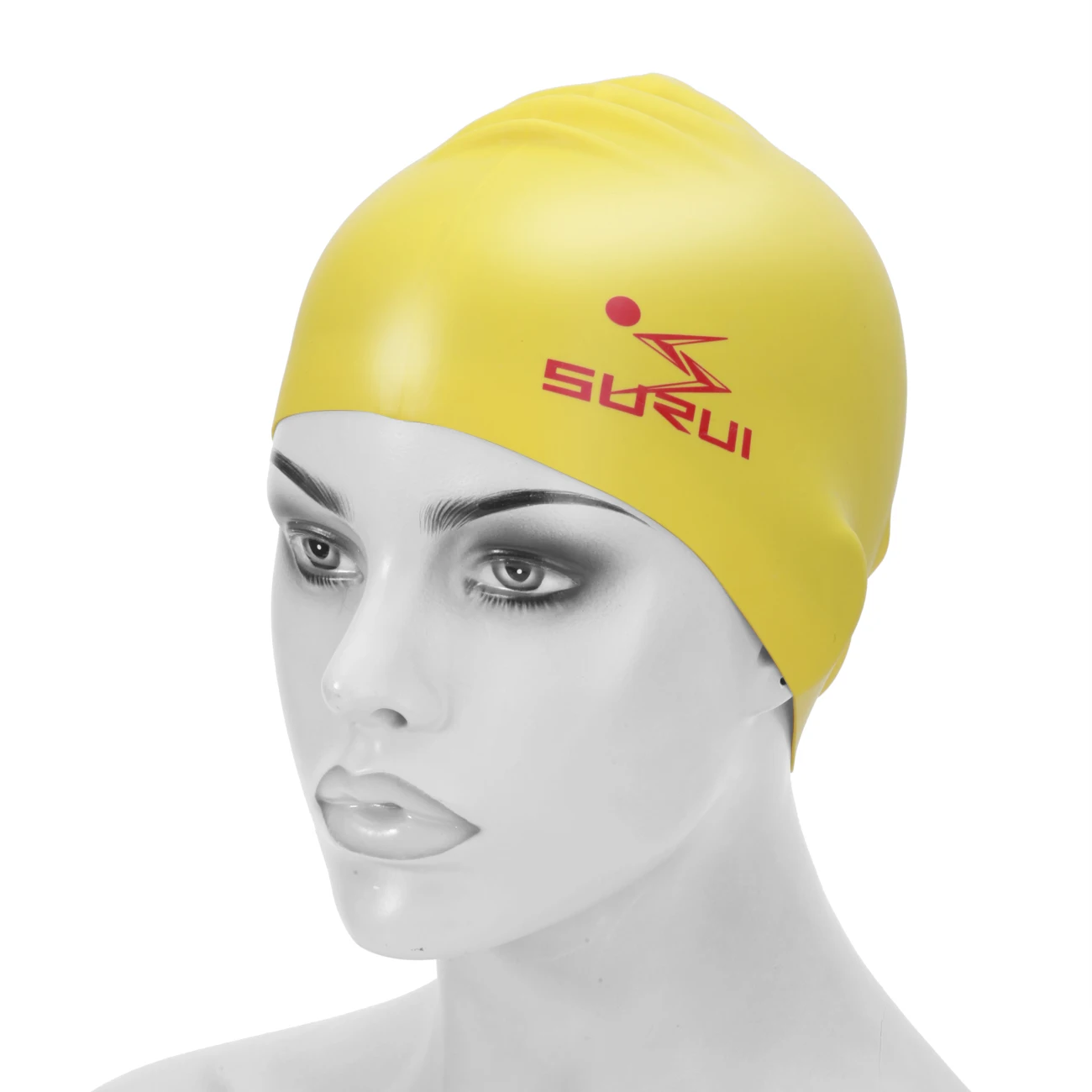 Waterproof  silicone colorful fashion swim cap