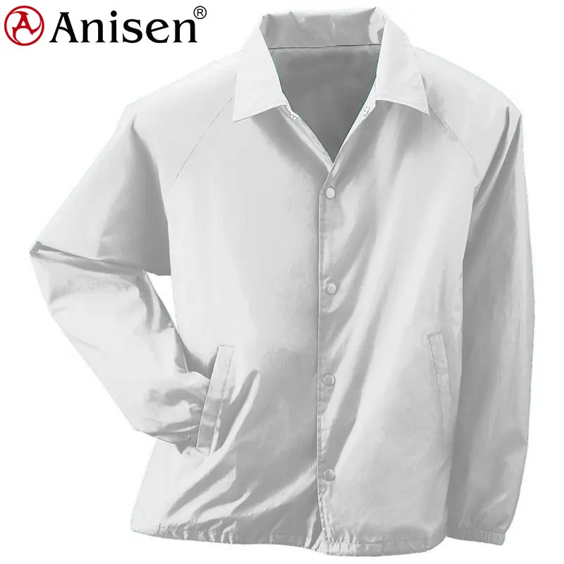 

fashion design custom wholesale nylon windproof and waterproof mens coaches jacket, Customized colors