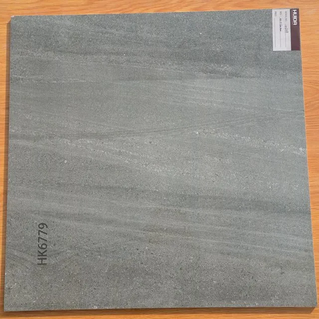 Huida Gray Gold Color 600*600mm 3d Marble Full Polished Glazed Floor