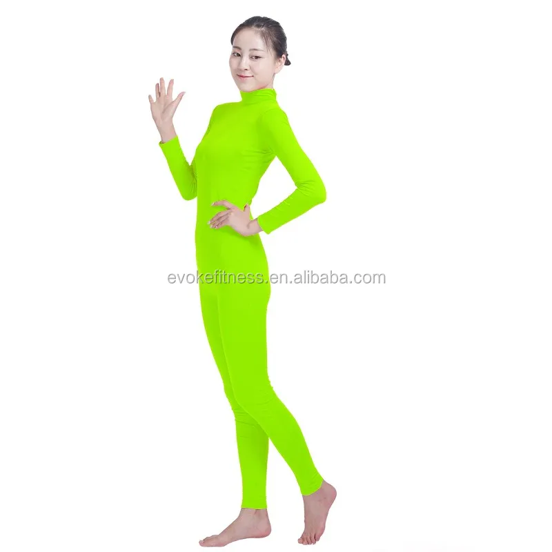 

Women Full Body Ballet Unitard Lycra Nylon Long Sleeve Custom Skin Tights Dance Wear Gymnastics Leotard, Customer requirements