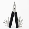 PR-6001B Plastic Handle Multi Tool Black Handles Outdoor Camping Reverse Pliers With Scissors