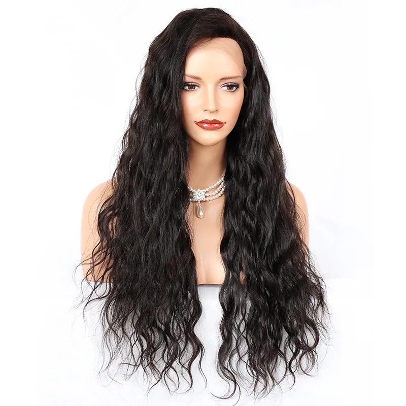 

Premier 8 inch to 28 inch Raw Cambodian Remy Human Hair 150% thick density Raw Curly Human Hair Full Lace Wig with Elastic Band, Natural color