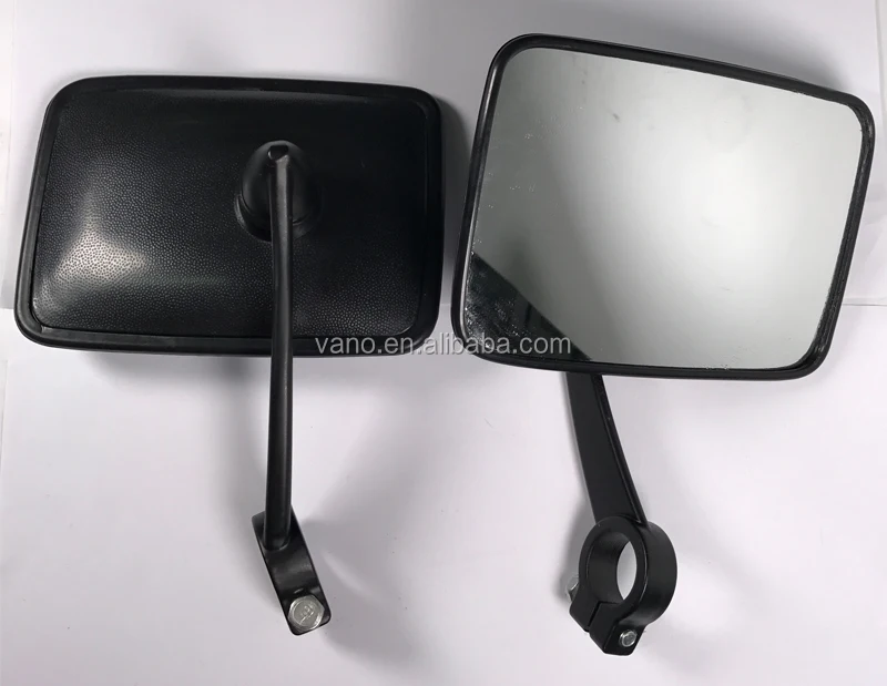 Motorcycle Plastic Black MZ SIMSON Rearview Rear Mirrors