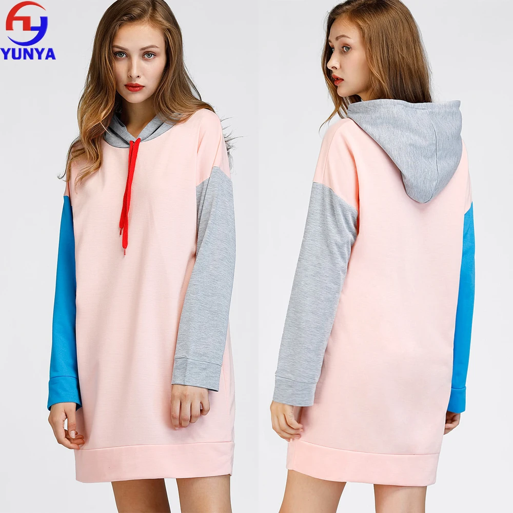 SHEIN Young Girl Letter & Figure Graphic Hooded Sweatshirt Dress | SHEIN