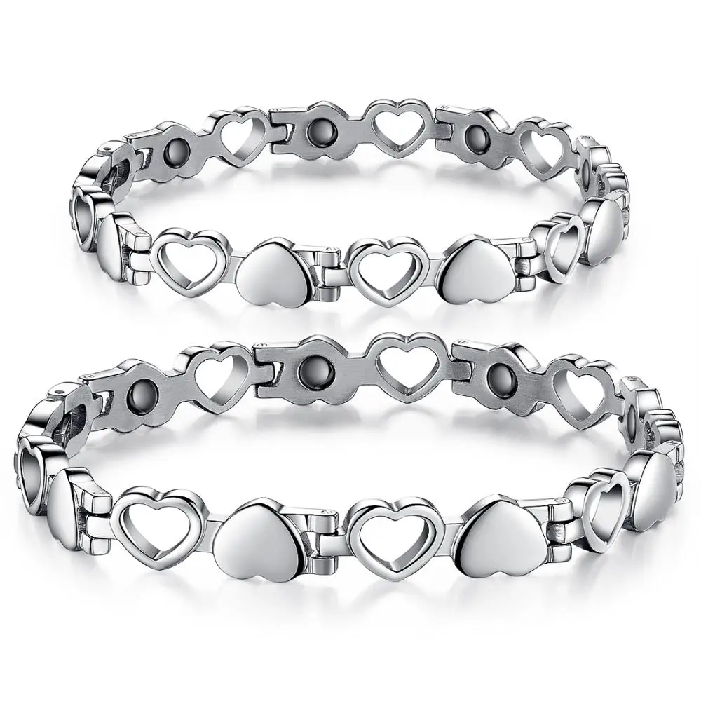 Manufacturer Stainless Steel Mens Infrared Ion Magnet Germanium Bracelet Japan